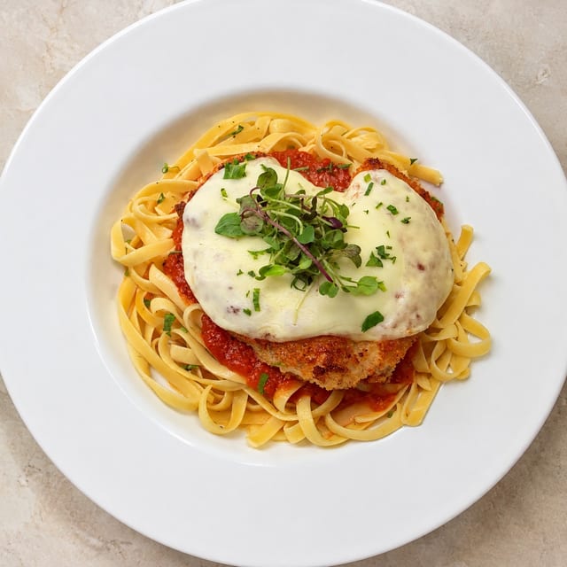 Chicken Parmigiana.