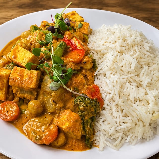 Tofu Veg Curry.
