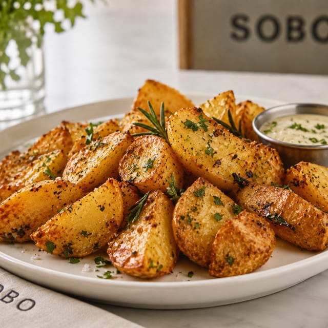 Oven Roasted Potatoes.